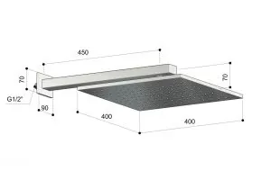 Waterline Duschkopf SA53.B – Image 3